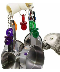 Pan Clacker Parrot Toy